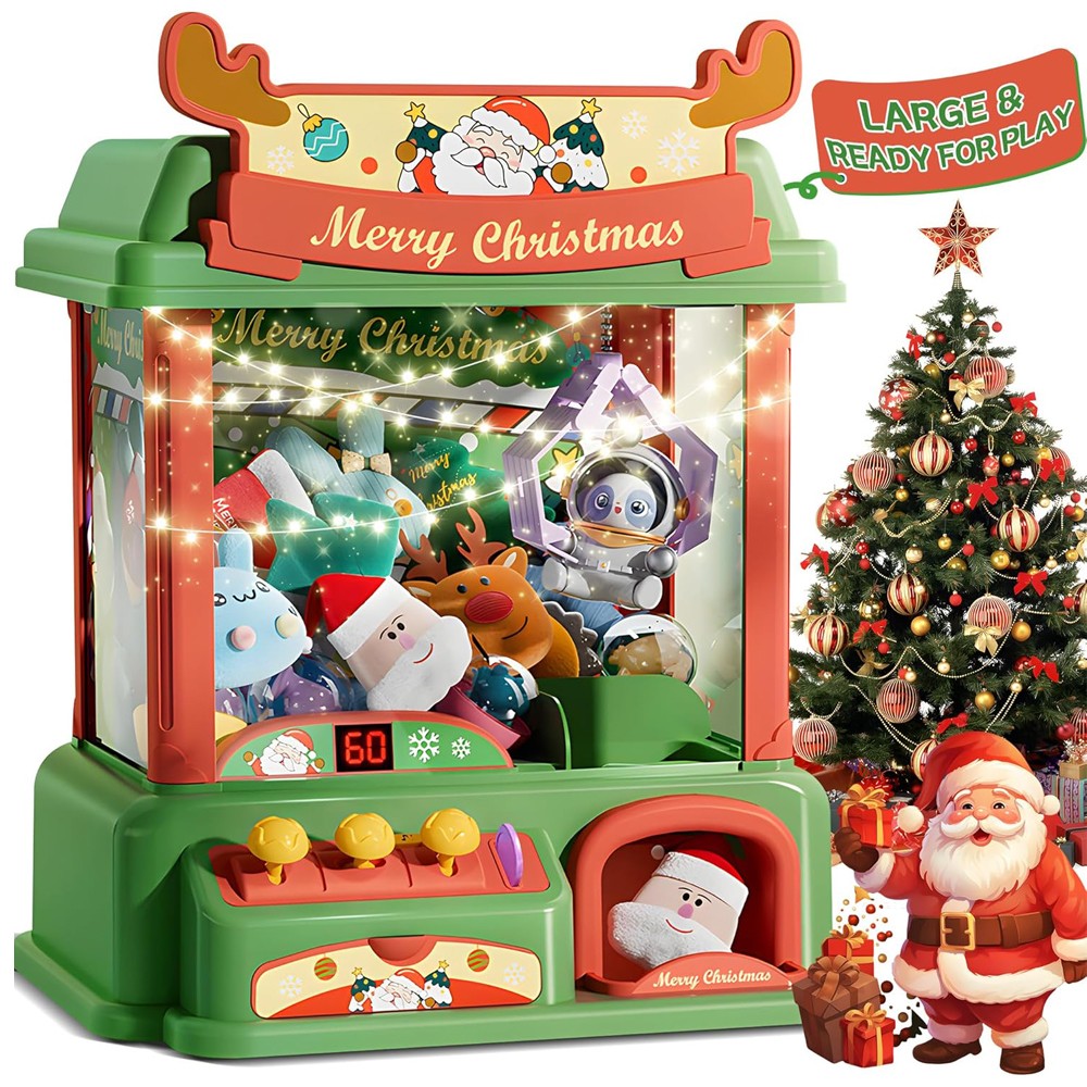 Arcade Toy Claw Vending Machine - Weihnachts klauen maschine für Kinder Mini-Verkaufs