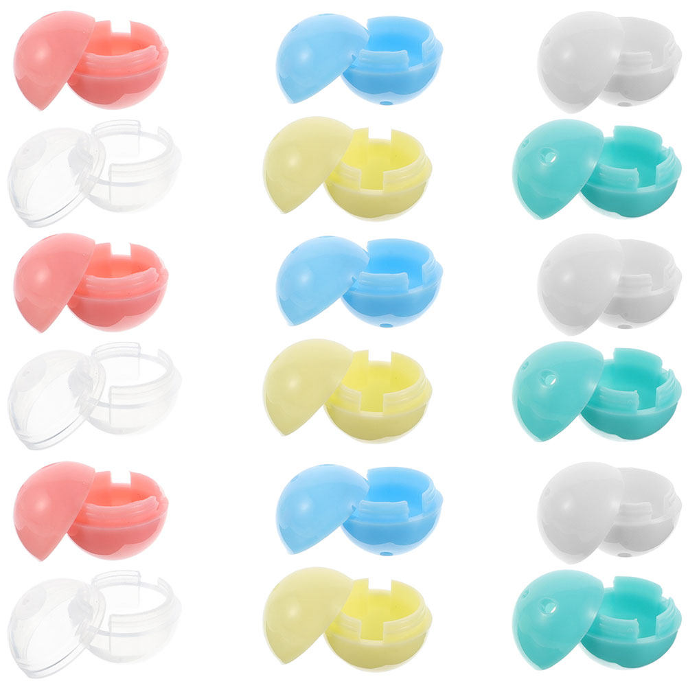 Prize Capsule Toy Machine - 30 Stück Mini Runde Klare Kapseln