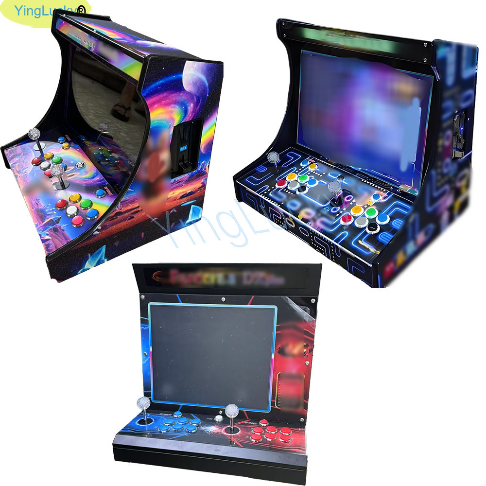 Whack A Mole Arcade - 2-Spieler-Arcade-Videospielkonsole mit 22/19/17 Zoll LCD-Bartop-Display, ausgestattet
