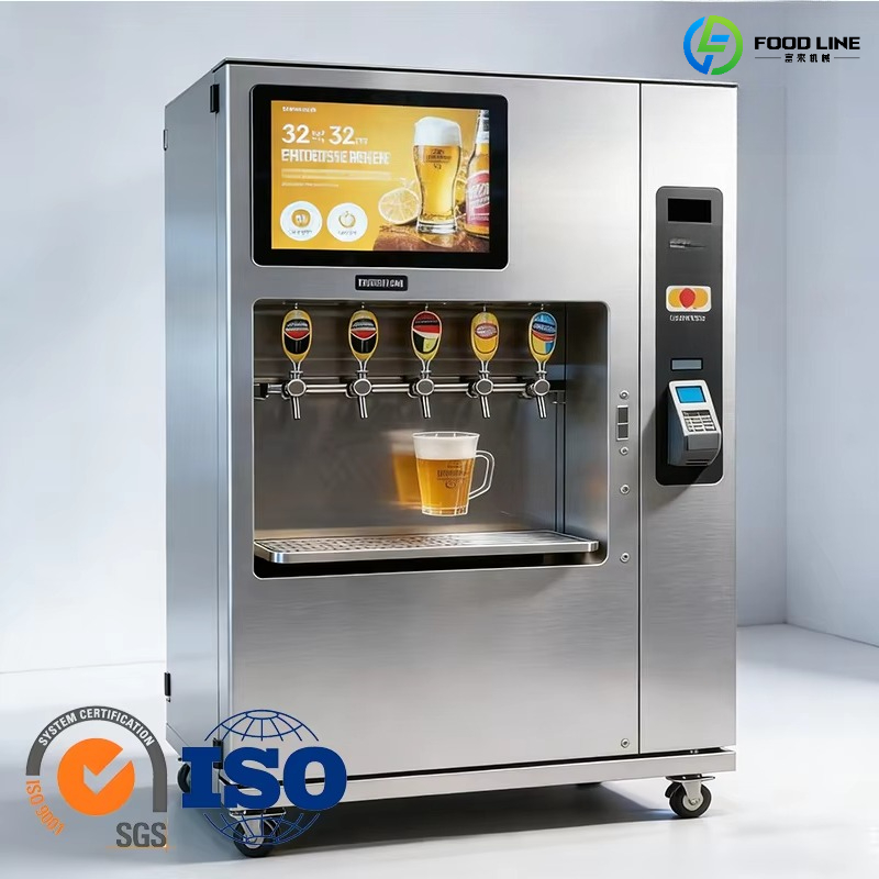 Popcorn Vending Machine - Selbstbedienungs-Metall-Bierautomat mit SDK, Cloud-basiertem Management, Kreditkarten-