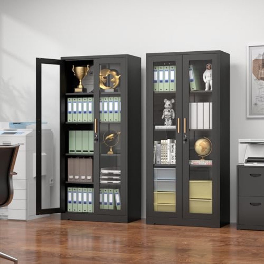 71 Metall-Glas-Vitrine für den – Glass Cabinet Display Bewertung und Preis
