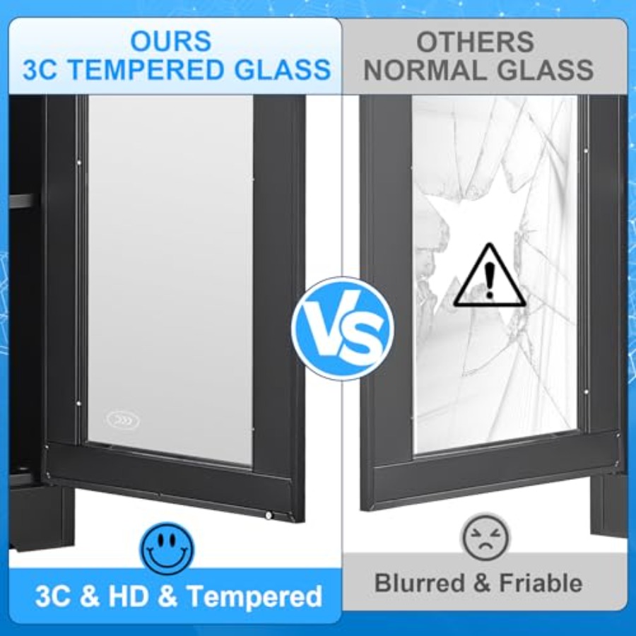 71 Metall-Glas-Vitrine für den – Glass Cabinet Display Bewertung und Preis
