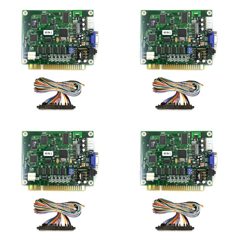 X64A-4X 60-in-1 Multicade PCB- – Usb Game Board Jamma Bewertung und Preis