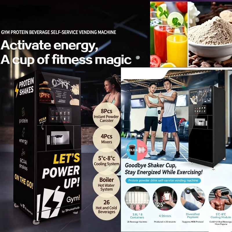 Protein-Smoothie-Verkaufsautom – Popcorn Vending Machine Bewertung und Preis