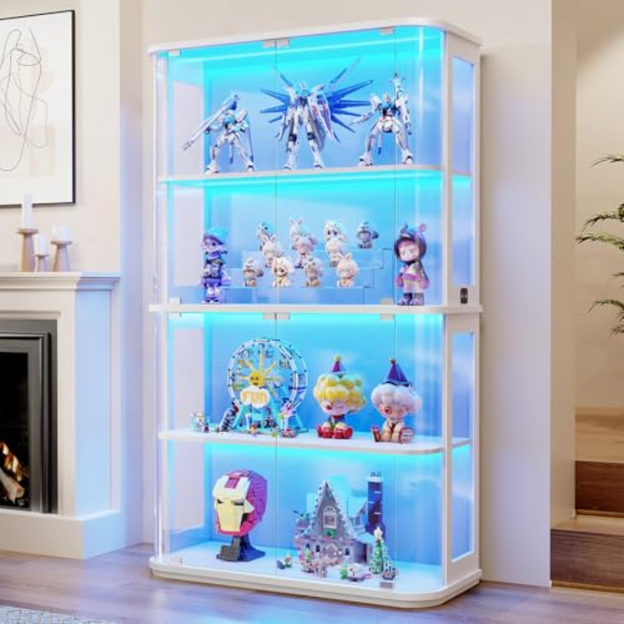 Abgerundete Vitrine für den Ei – Glass Cabinet Display Bewertung und Preis
