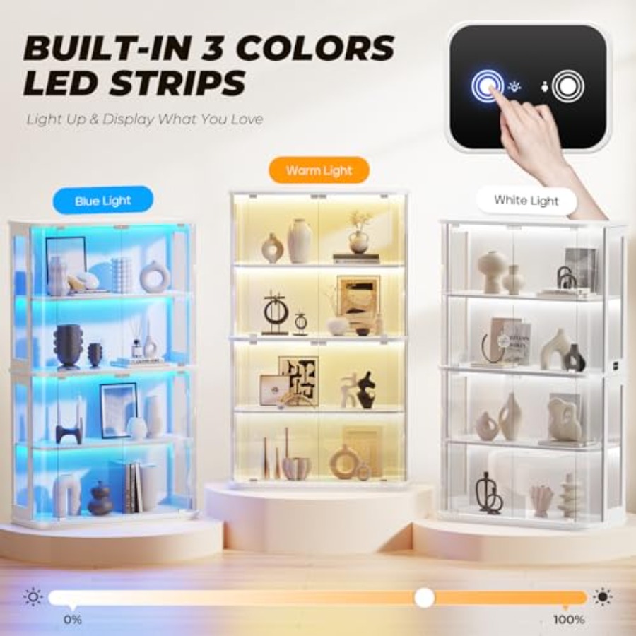 Abgerundete Vitrine für den Ei – Glass Cabinet Display Bewertung und Preis