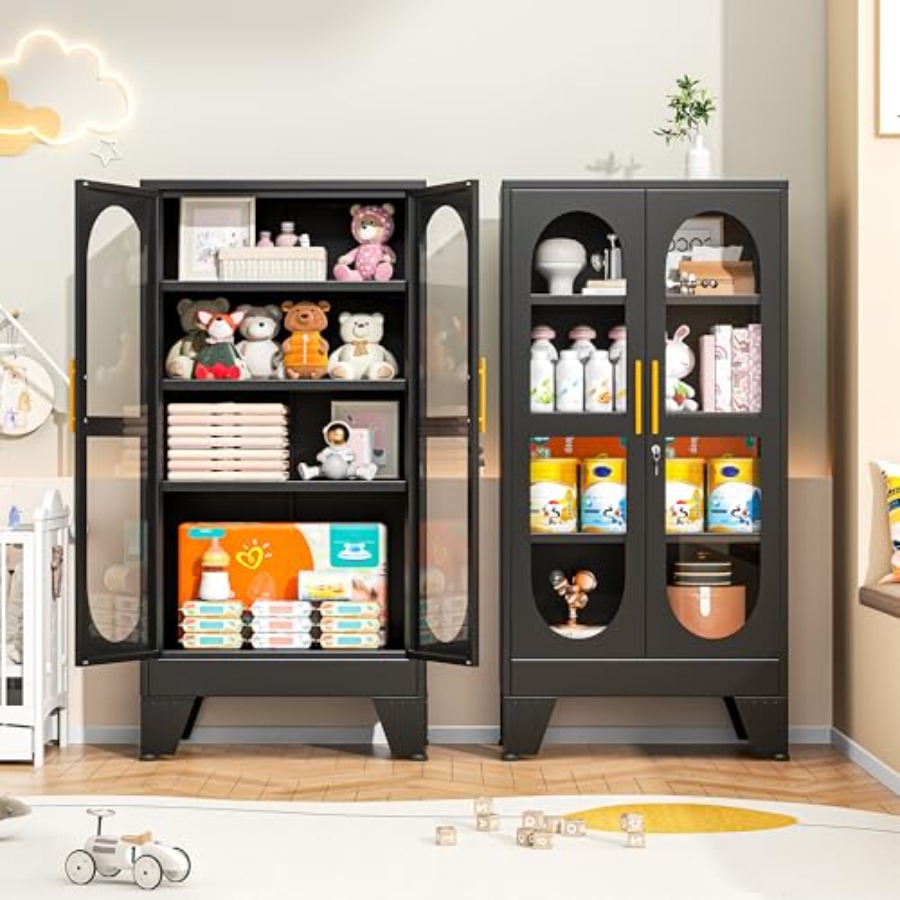 47 H Abschließbarer Vitrinensc – Glass Cabinet Display Bewertung und Preis