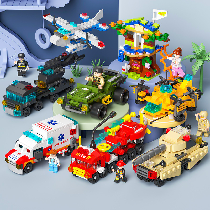 6-in-1 Mega-Stadt-Baukasten -  – Claw Crane Machine Bewertung und Preis