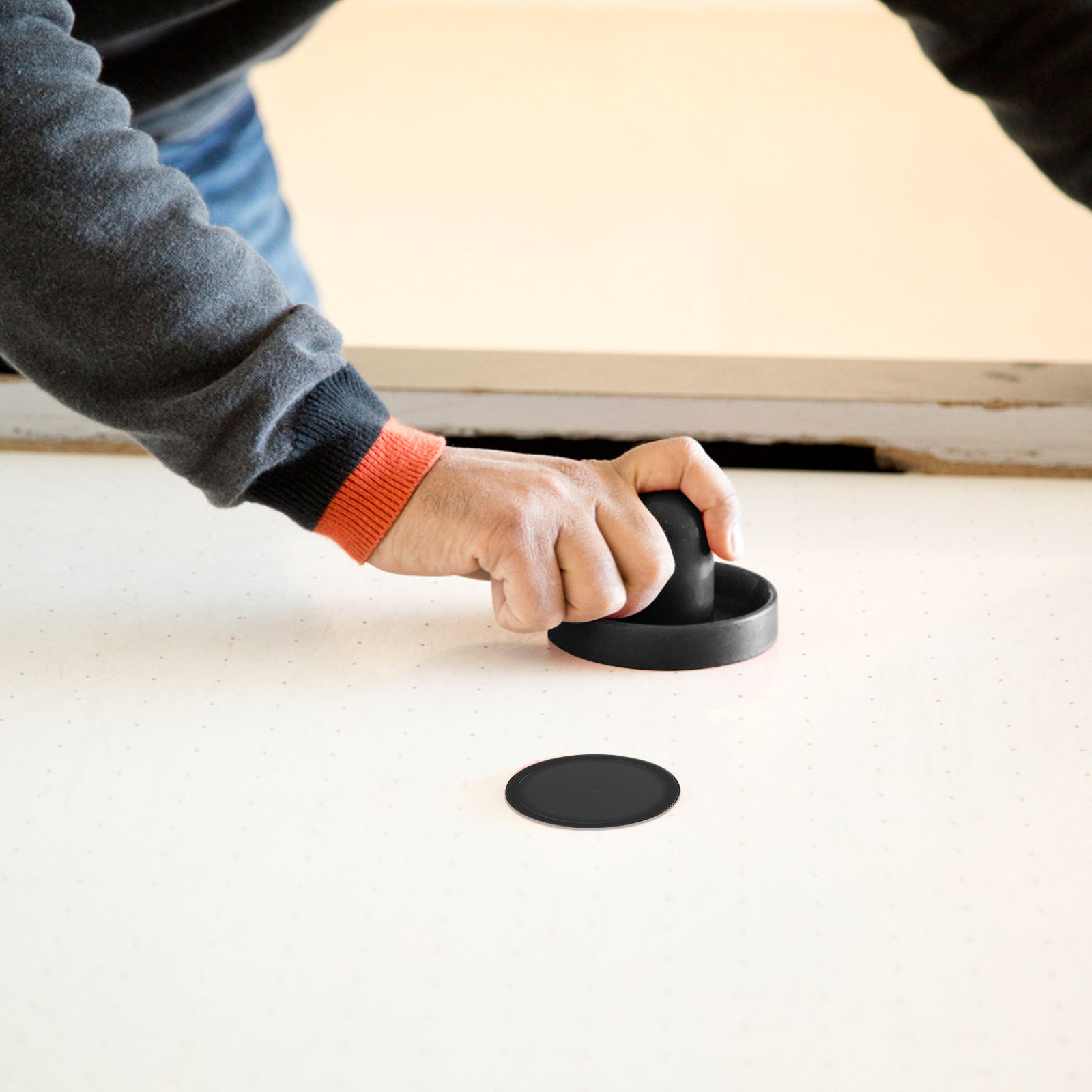 1 Set Air-Hockey-Plastik-Puck- – Air Hockey Table Bewertung und Preis